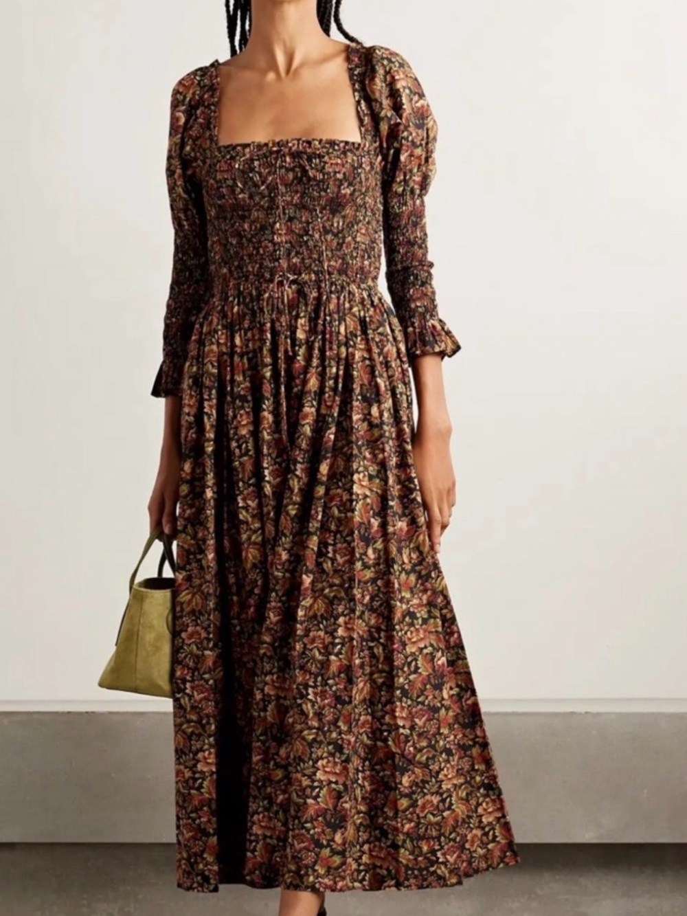 DOEN BIJOU DRESS -- NOIR REVE DES JARDINS size Large - Picture 2 of 7